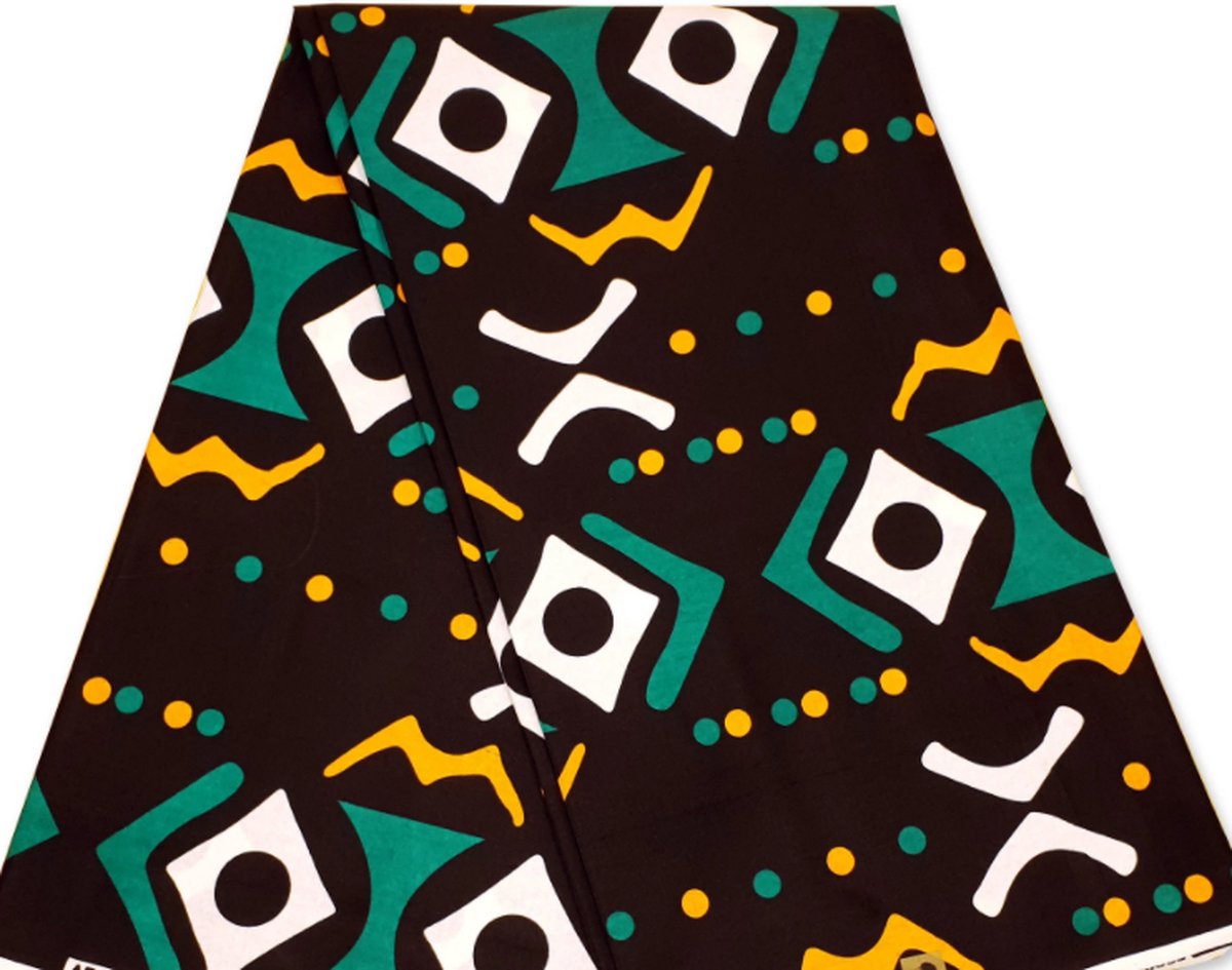 Cotton Fabric | African Bogolan Mudcloth Inspired Print 100% Cotton Fabric | 4 yards